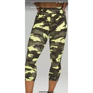 Swift Speed High-Rise Crop 21" ColourHeritage 365 Camo Crispin Green Multi Size1